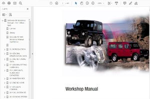 ディフェンダー90（1983-1990） ワークショップマニュアル&オーナーズマニュアル＆配線図集 整備書