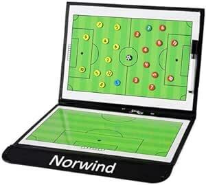 サッカーボード 作戦ボード 作戦盤 折りたたみ式 コーチングボード 戦略指導 専用ペンとマグネット付き 持ち運びに便利