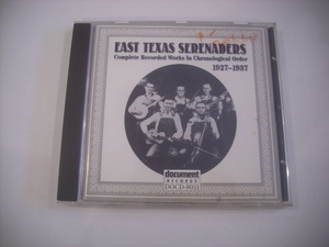 ●CD　EAST TEXAS SERENADERS / 1927-1937 イーストテキサスセレナーダーズ カントリー ウェスタンスイング ◇r210415