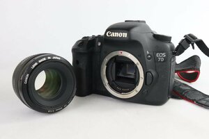 Canon キヤノン EOS 7D デジタル一眼レフカメラ EF 50mm 1.4 レンズ★F
