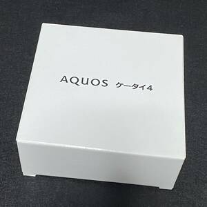 【新品/未使用/SIMフリー】 AQUOS ケータイ4［A205SH］ホワイト★判定〇/残債なし/SoftBank版SIMフリー★　01242