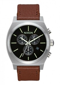 ニクソン NIXON THE TIME TELLER CHRONO タイムテラー クロノ レザー 腕時計 メンズ レディース A11641037 A1164-1037