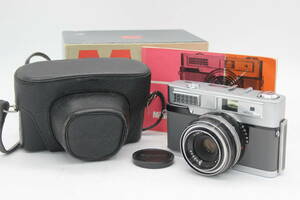 【返品保証】 【元箱付き】ミノルタ Minolta Uniomat II Rokkor 45mm F2.8 ケース付き カメラ s4612