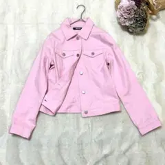 美品【CHU XXX】デニムジャケット　Mサイズ　ピンク