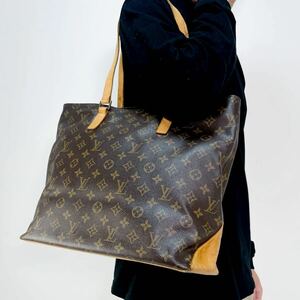 1円〜美品◆ルイヴィトン LOUIS VUITTON カバピアノ モノグラム トートバッグ M51148 A4可 大容量 ショルダー ハンド 肩掛け ブラウン 茶