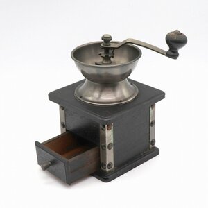 コーヒーミル・豆挽き・手挽き・手動・レトロ・No.210529-51・梱包サイズ80