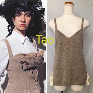 ●Tao ニットランジェリー●タオ COMME des GARCONS コムデギャルソンVintageヴィンテージArchiveジュンヤワタナベ アーカイブGIRL Kei