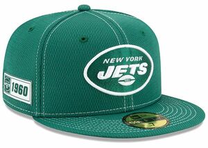 【7.1/4】 限定 100周年記念モデル NEWERA ニューエラ NY ニューヨーク Jets ジェッツ 緑 59Fifty キャップ 帽子 NFL アメフト USA正規品