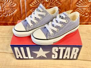 ★☆希少レア!!コンバース ALL STAR CHILD GINGHAM 9 16cm converse オールスター ギンガム キッズ チェック デッド ビンテージ 223☆★