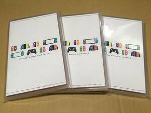 Nintendo Switch マイニンテンドー カードケース3個