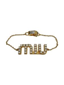 MIU MIU◆ブレスレット/-/GLD/レディース