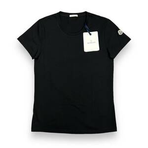 新品 Sサイズ MONCLER ロゴ パッチ Tシャツ ブラック