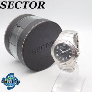 え05170/SECTOR セクター/134/クオーツ/メンズ腕時計/100M/数字/文字盤 ブラック/箱付