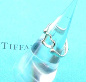Tiffany & Co. ティファニー オープンハート PERETTI ペレッティ リング 指輪 スターリングシルバー925 銀 2.6g サイズ49 4044
