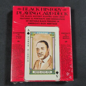  Black History Playing Card Deck ブラック ヒストリー トランプ デッキ トランプ カード