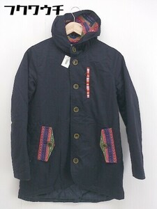 ■ titicaca チチカカ 長袖 中綿 コート サイズXS ネイビー マルチ レディース