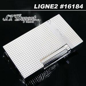 送料無料 デュポン ダブルフレーム仕様 ライター LIGNE2 ダイヤカット #016184