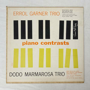 France Jazztone オリジナル Piano Contrasts / Errol Garner Trio DG/Flat Edge