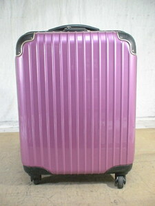4615　黒・ピンク　TSAロック付　スーツケース　キャリケース　旅行用　ビジネストラベルバック