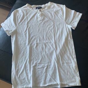 【A.P.C】アーペーセー ヘンリーネック Tシャツ 白 日本製 Mサイズ 半袖Tシャツ カットソー