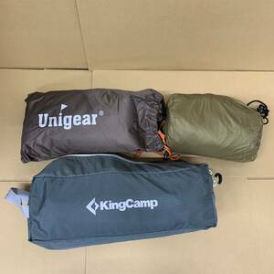 KingCamp ウルトラライト キャンピングコット Unigear タープ など キャンプ用品 3点 キングキャンプ ULTRALIGHT CAMPING COT