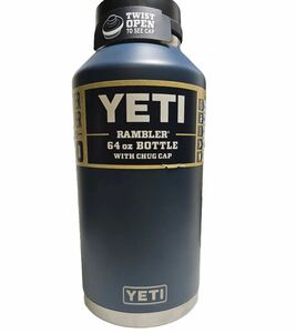 新品未使用☆YETI イエティ 64oz ランブラー CHUG CAPネイビー 保冷ボトル