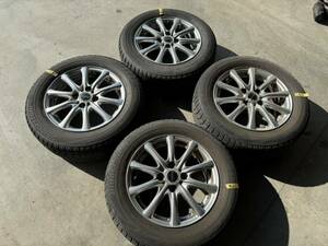 175/65R14・BS・VRX・残溝4.6～6.0mm・PCD100・４H・ET45・14×5.5J