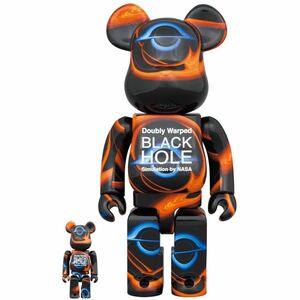 BE@RBRICK Doubly Warped BLACK HOLE 100％ & 400％ ベアブリック NASA ブラックホール 正規品 未開封 数量限定 メディコムトイ