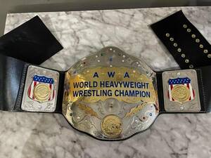 海外　限定品　送料込み AWA　アメリカン・レスリング・アソシエーション　プロレス　チャンピオン　優勝　ベルト　高品質　レプリカ 4