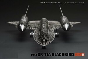 ミンジャス 3D 金属ズル パ1/144 SR-71A BLACKBIRD フル ■ DIY モデル 組立 金属 ト モデルキッ3D レーザーカット パズル