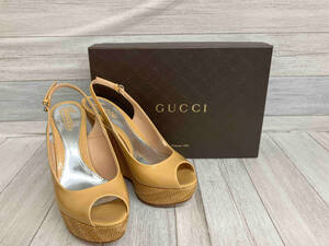 GUCCI ENAMEL PUMPS YELLOW made in ITALY グッチ エナメルパンプス イエロー イタリア製 23.5cm 2200/8050372872