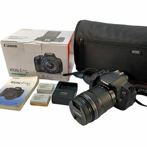 ★美品 動作確認済み Canon キヤノン EOS Kiss X7i デジタル一眼レフカメラ レンズセット バッテリー2個付き 付属品あり 中古品 管理K73