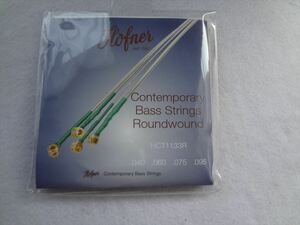 Hofner ヘフナー純正 HCT1133R ショートスケール バイオリン ベース 弦 Bass Strings Short Scale Roundwound