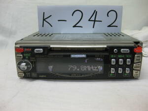 K-242　SANYO EXCEDIO　サンヨー　MDR-R510　1Dサイズ　MDデッキ　故障品