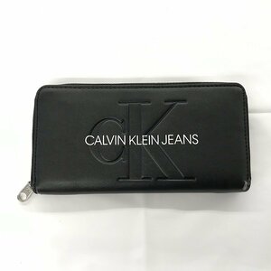 『USED』 Calvin klein Jeans カルバンクラインジーンズ 財布 長財布 ブラック