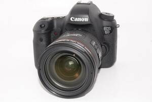 【外観特上級】Canon デジタル一眼レフカメラ EOS 6D レンズキット EF24-70mm F4L IS USM付属 EOS6D2470ISLK