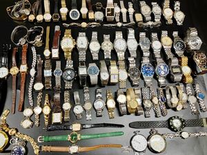 【送料無料】ブランド 腕時計 90本程 まとめ売り SEIKO （上段付近）CITIZEN CASIO その他ブランド多数 大量 おまとめ 業者様 セイコー 