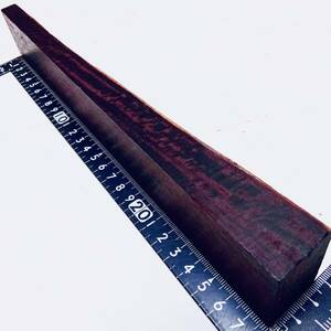 ★ 極上杢 老紅木 希少材最高峰 特A材 279mm ★ 絶滅保護材 ★『神の木 金星』Sandalwood 箸材 寄木 組木 細工 銘木 収集 Figur