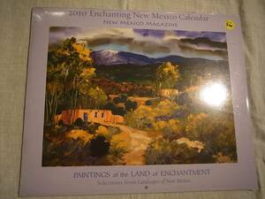 アメリカサウスウエストニューメキシコ州＜New Mexico2010＞インディアンカントリー風景絵画サンタフェポスター切抜きにジョージアオキーフ