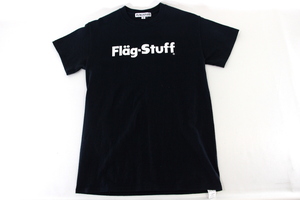 【初期】FLAGSTUFF ハーゲンダッツ ロゴ Tシャツ S ブラック 黒 半袖 TEE フロント ロゴプリント フラッグスタッフ