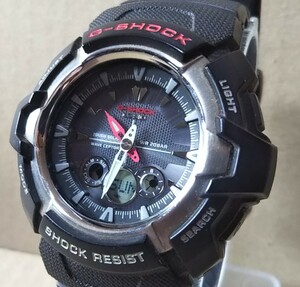 CASIO G-SHOCK GW-1500J 電波 ソーラー アナデジ 腕時計 メンズ ブラック