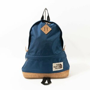 【1円スタート】THE NORTH FACE ザ ノースフェイス リュックサック デイパック ブルー 青 ベージュ ナイロン スエード ユニセックス bag 鞄