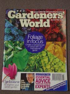 BBC Gardener`s World 11/1996 ◆ ジャンク品 ◆