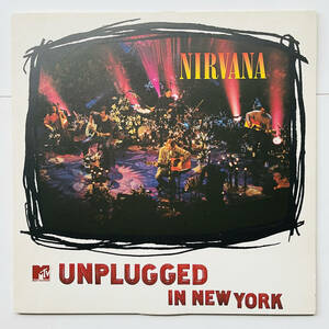 貴重EUオリジナル盤 レコード〔 Nirvana - MTV Unplugged In New York 〕ニルヴァーナ / Kurt Cobain カート・コバーン