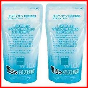 ★ワイド(DAC-2400)_無香料2本★ エアリオン 消臭ジェル ワイド つめかえ用 2400 2個パック GEL2400 2P