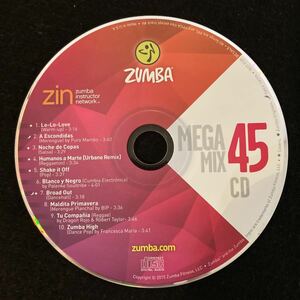 ◆◇◆　《　CD　》　ZUMBA/ズンバ　オリジナル　ZIN【　MEGAMIX45　/　メガミックス45　】　◆◇◆