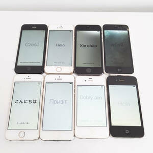 Apple iPhone 5 / 5s / 5c ジャンク セット 8台 スマホ スマートフォン アップル アイフォン A1453 A1429 A1456 携帯電話 本体 #ST-02631