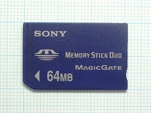 ★SONY メモリースティック Duo ６４ＭＢ 中古★送料６３円～