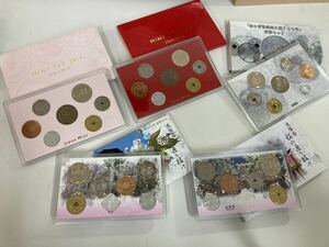 【10c60】J apan Minto 造幣局　貨幣セット　桜の通り抜け　2015 2017 Minto Set 2016 2017 図案公募100年(666×5)ミントセット 記念貨幣