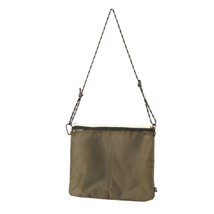 フットマークナチュラル レジャーシート付 サコッシュ W31×H23cm カーキ #FM3100018-205 FOOTMARK NATURAL 新品 未使用